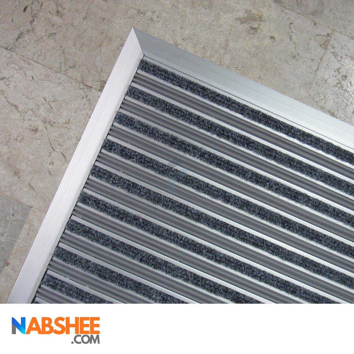 پادری آلومینیومی یک سانتی کد D150 با رویه PVC و موکت