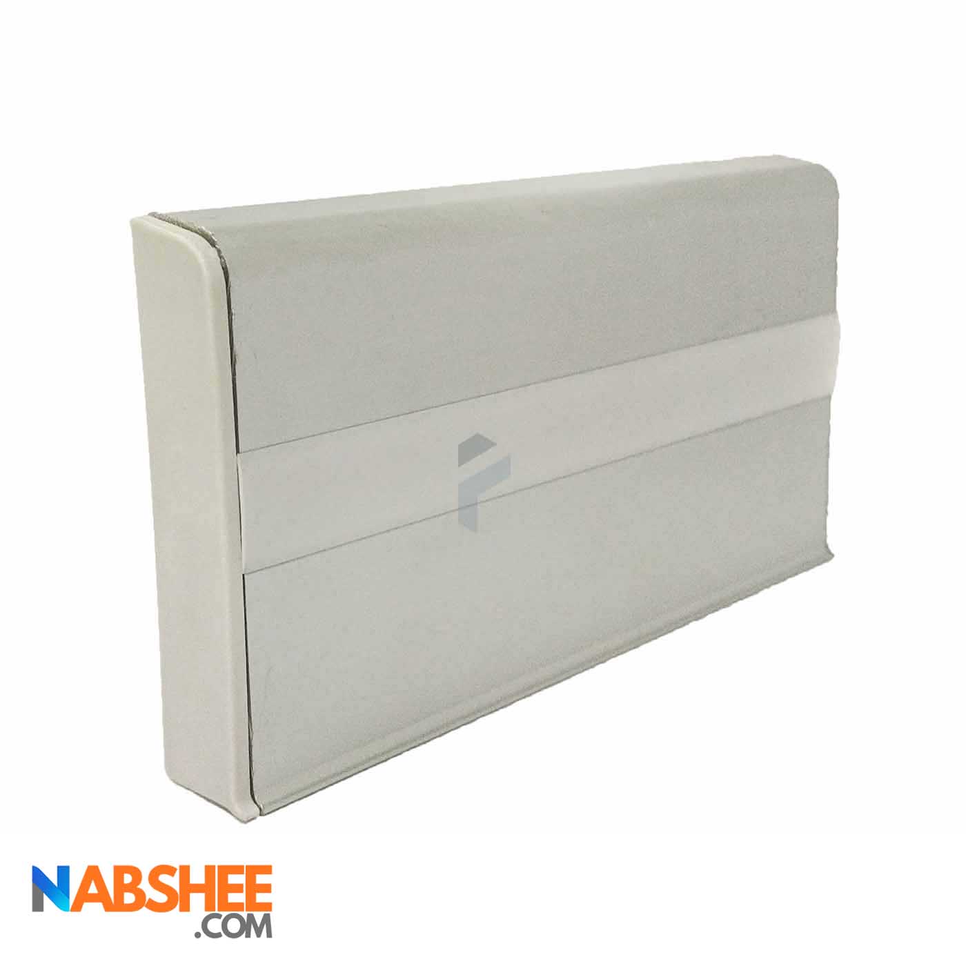 قرنیز آلومینیومی 8 سانتی با شیار LED کد LS8 نقره ای (شاخه 3 متری)