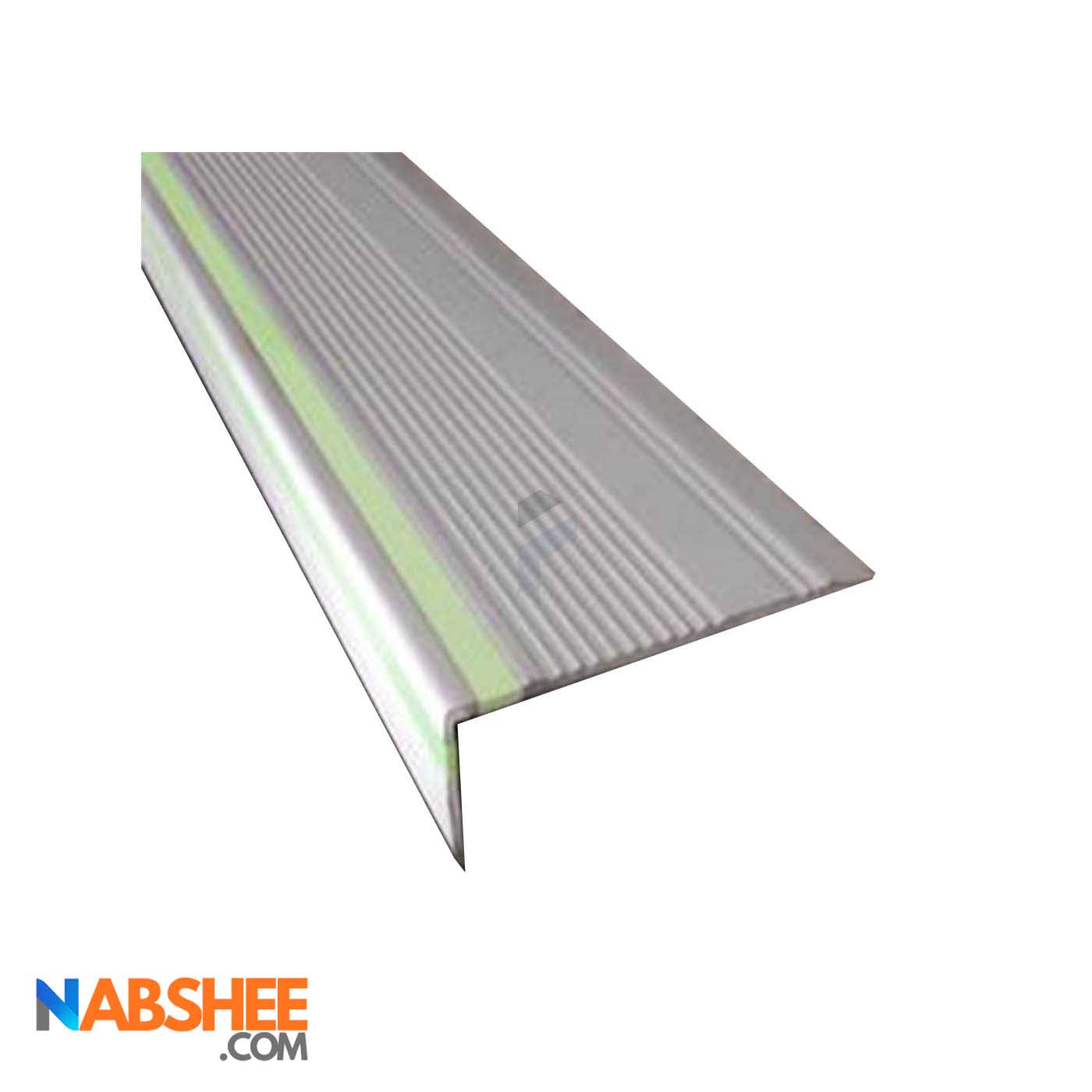 ترمز پله آلومینیومی ساده شب تاب دار کد T3