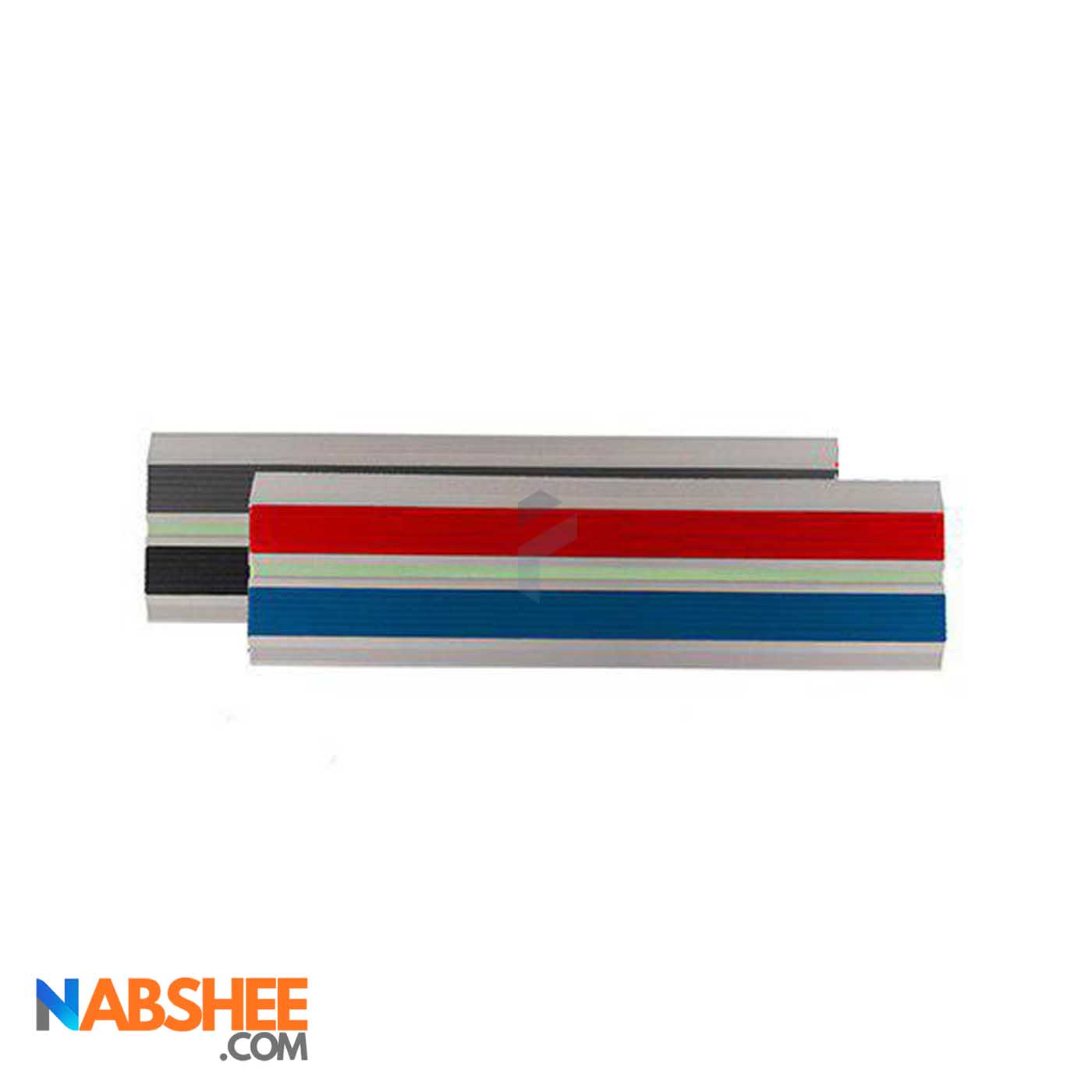 ترمز پله آلومینیومی تخت دو کانال با رویه PVC کد T4