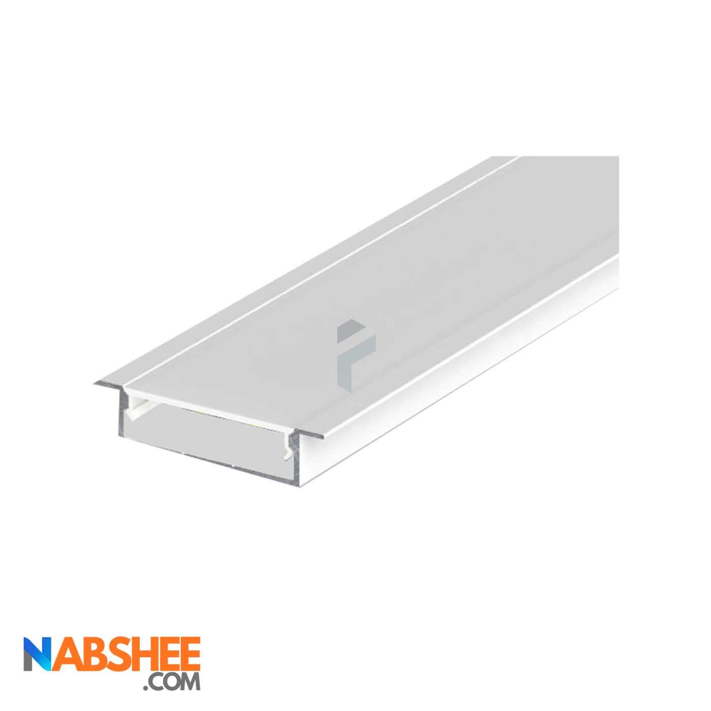 پروفیل نور خطی آلومینیومی 4/5 سانتی کنافی کد LK4W سفید + دیفیوزر رایگان