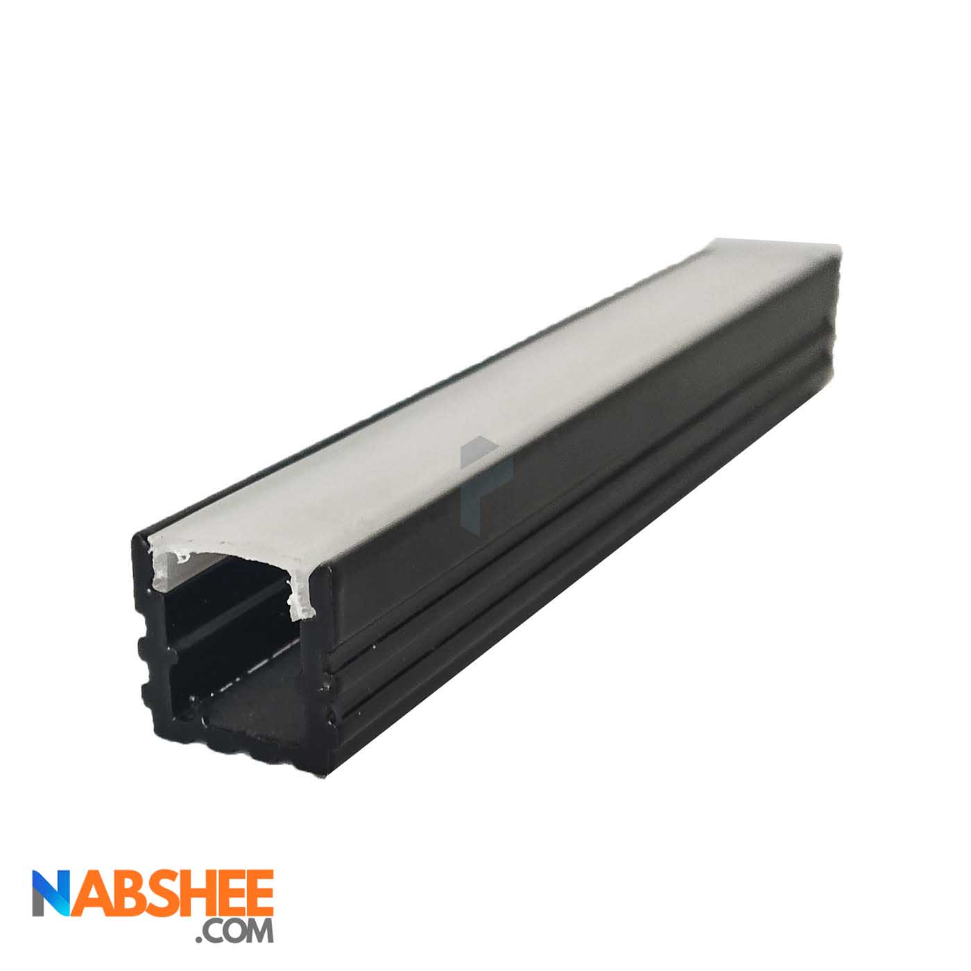 پروفیل نور خطی آلومینیومی 2 سانتی بدون لبه کد L23B مشکی + دیفیوزر رایگان