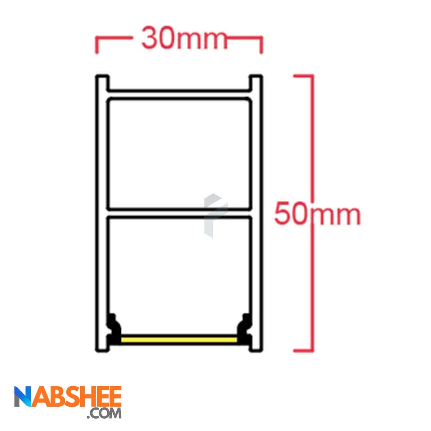 لوستر نور خطی دایره قطر 160 سانت کد LCR3050-160 (بدون نور)