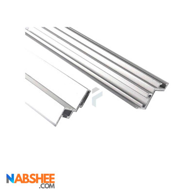 پروفیل آلومینیومی Z کد A7 نقره ای (شاخه 3 متری)